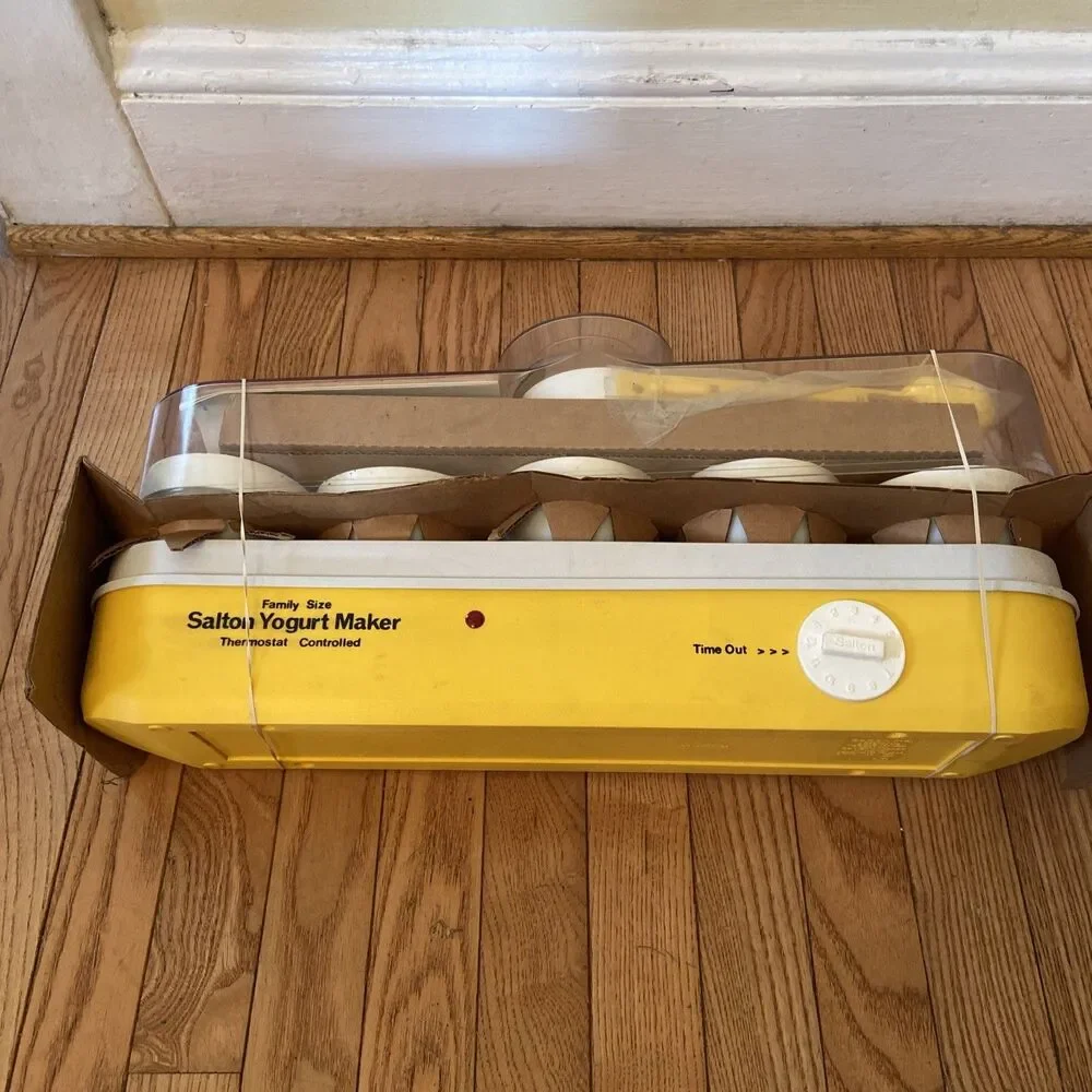 Vintage Salton Yogurt Maker Cheese Maker Family Size GM-10 *****NO JARS INCLUDED
